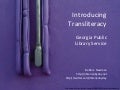 Introduction to Transliteracy for Libraries