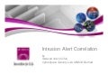 Intrusion Alert Correlation