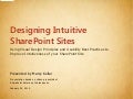 Designing Intuitive SharePoint Sites