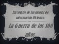 Inventario de fuentes historia