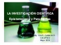 Investigacion científica: epistemología y paradigmas