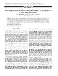 Investigation of the bandpass properties of the local impedance of slow wave structures