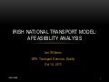Irish National Transport Model: A feasibility analysis - Ian Williams