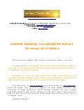 Ioan Muntean - Despre Terapia cu Lumina pe Suflet - Un mesaj de la Rodica