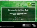 Introduction to Open Data