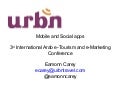 Smartphone apps and tourism presentation