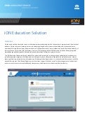 iON Education factsheet Education ERP Alumni Management Learning Management