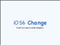 iOS 6  Change 