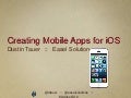 Building iOS apps with eLearning Tools