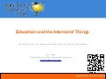 Education and the Internet of Things