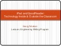 Using Goodreader and Dropbox on the iPad