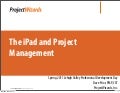 Project Management and the iPad