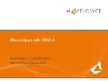 iPhone Apps with HTML5