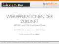 Webapplikationen der Zukunft - HTML5 und CSS3 auf dem iPhone