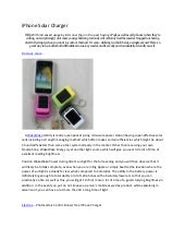 I phone solar charger