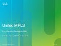 Unified MPLS