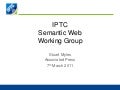 IPTC Semantic Web March 2011