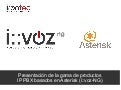 Irontec - Presentación de servicios de telefonía IP