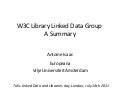 W3C Library Linked Data Incubator Group  - 2011