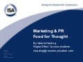 Marketing & PR Food for Thought, Valerie Harding, Ripple Effect Communications