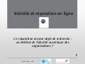L’e-réputation comme attribut de l’identité numérique des entreprises 