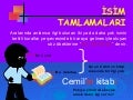 Isim Tamlamaları