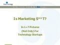 Is Marketing S**T?