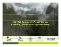 CGIAR Research Program on Forests, Trees and Agroforestry 