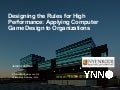 Designing the Rules for High Performance