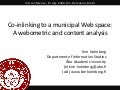 Co-inlinking to a municipal Web space