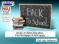Issues on adult education