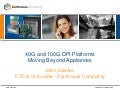 ISS World Prague 2010 - DPI at 40G and 100G: Moving Beyond Appliances