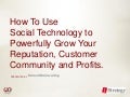 iStrategy Melbourne - How the Smartest Brands in the World Use Social Media - Simon Mainwaring, We First