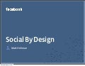Matt Hehman, Facebook - 'Social by Design'
