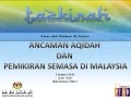 Isu Semasa Aqidah - Pengalaman JAKIM
