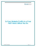 Is Your Website Traffic in a Free Fall? Here’s What You Do