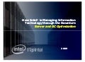 Intel Server & Data Center Optimization Plan
