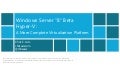 It camp   ws8 beta hyper-v