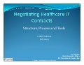 Outsourcing Contract Negotiations - Structure, Process &amp; Tools