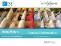 Item Matrix for SAP Business One - Product Presentation