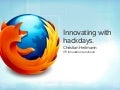 Innovating with hackdays