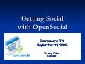Getting Social with OpenSocial