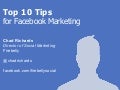 Top 10 Tips for Facebook Marketing