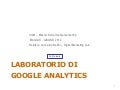 Laboratorio Google Analytics: iV Modulo