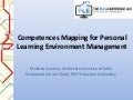 Competences Mapping for Personal Learning Environment Management
