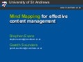 A8: Mind Mapping for Effective Content Management