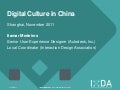 Digital Culture in China: NUMBERS & TRENDS
