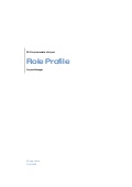Role Profile for Project Manager