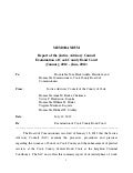 Justice Advisory Council Bond Report, 7/12/2012