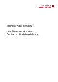 Börsenverein: Jahresbericht 2011/2012